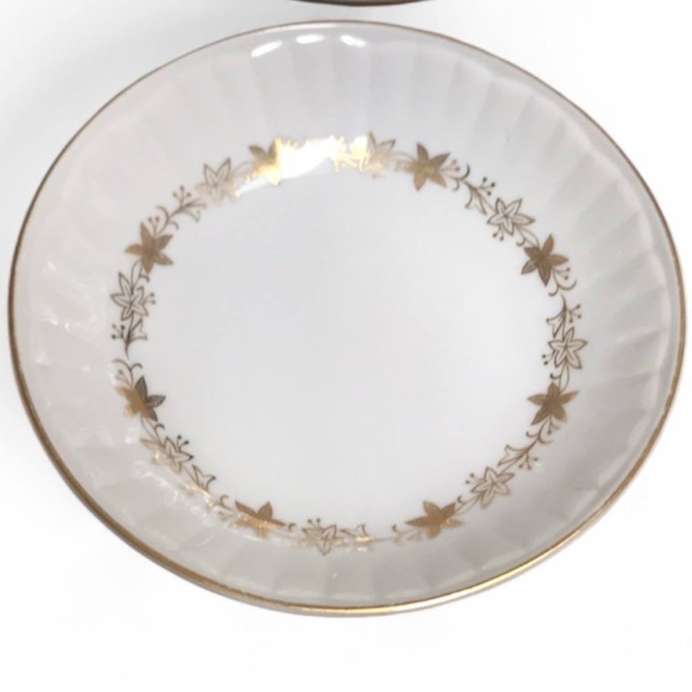 Set of 3 Harmony House Fine China “Bouffant” Fruit/Dessert Bowls, 1950s